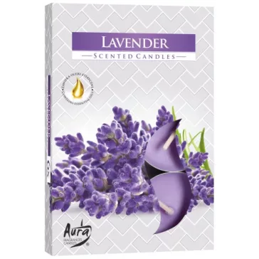 Duft-Teelichter – 6 Stück – Lavendel
