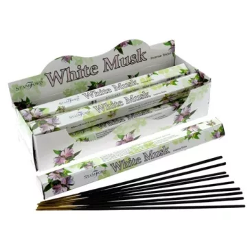 Premium Räucherstäbchen – Weißer Moschus  