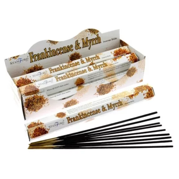 Premium Räucherstäbchen – Weihrauch & Myrrhenkraut Premium Räucherstäbchen – Weihrauch & Myrrhenkraut