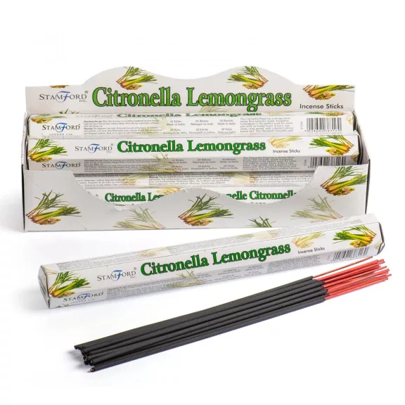 Premium Räucherstäbchen – Zitronella & Zitronengras Premium Räucherstäbchen – Zitronella & Zitronengras
