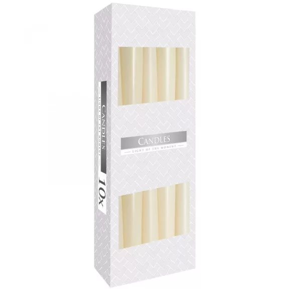 Getauchte Spitzkerzen – Cremefarben Getauchte Spitzkerzen – Cremefarben