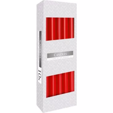Getauchte Spitzkerzen – Rot