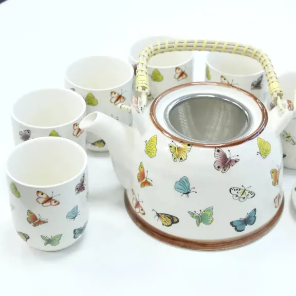 Teeservice - Schmetterlinge Teeservice - Schmetterlinge