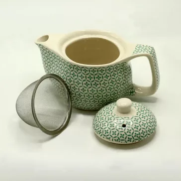 Kleine Teekanne - Grünes Mosaik