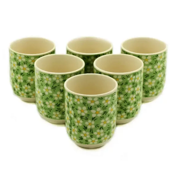 Teebecher - Grüne Gänseblümchen Teebecher - Grüne Gänseblümchen