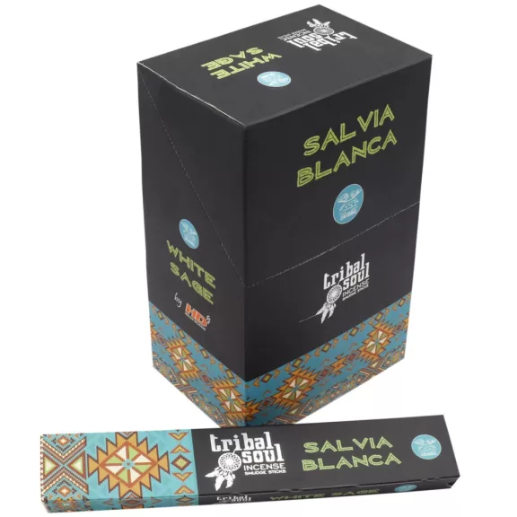 Tribal Räucherstäbchen – Weißer Salbei Tribal Räucherstäbchen – Weißer Salbei