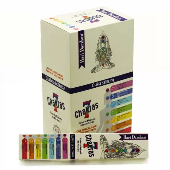 Tribal Räucherstäbchen – mit 7 Chakra-Botschaftskarten Tribal Räucherstäbchen – mit 7 Chakra-Botschaftskarten