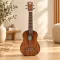 Handgefertigte Ukulele - Natur Schattiert (4 Saiten)