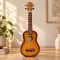 Handgefertigte Ukulele - Orange Schattiert (4 Saiten)