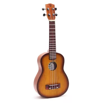 Handgefertigte Ukulele - Orange Schattiert (4 Saiten)