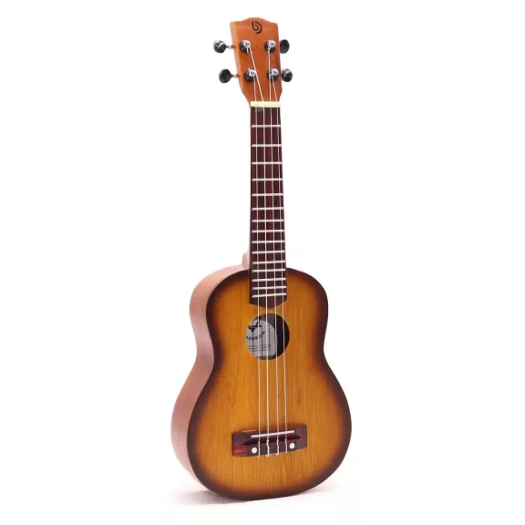 Handgefertigte Ukulele - Orange Schattiert (4 Saiten) Handgefertigte Ukulele - Orange Schattiert (4 Saiten)