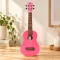 Handgefertigte Ukulele - Rosa (4 Saiten)