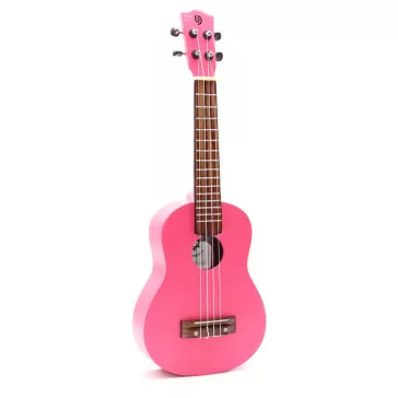 Handgefertigte Ukulele - Rosa (4 Saiten)