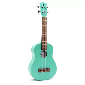 Handgefertigte Ukulele - Türkis (4 Saiten)