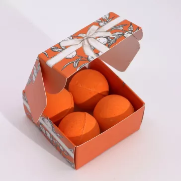 C-VITAMIN BADEBOMBEN-SET 4 STÜCK