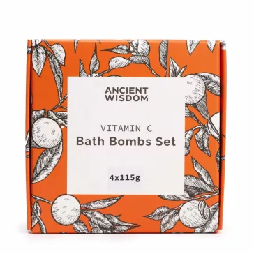 C-VITAMIN BADEBOMBEN-SET 4 STÜCK
