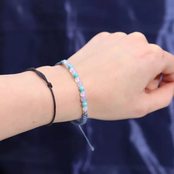 Fische – Sternzeichen Kerze mit Kristallen und Armband Fische – Sternzeichen Kerze mit Kristallen und Armband