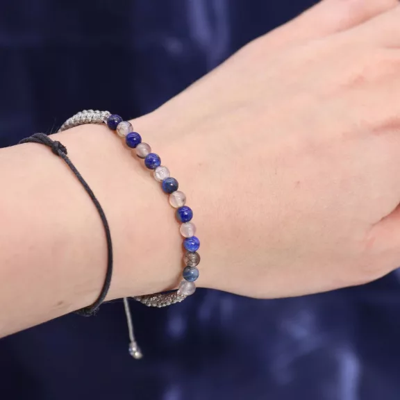 Stier - Sternzeichen Kerze mit Kristallen und Armband