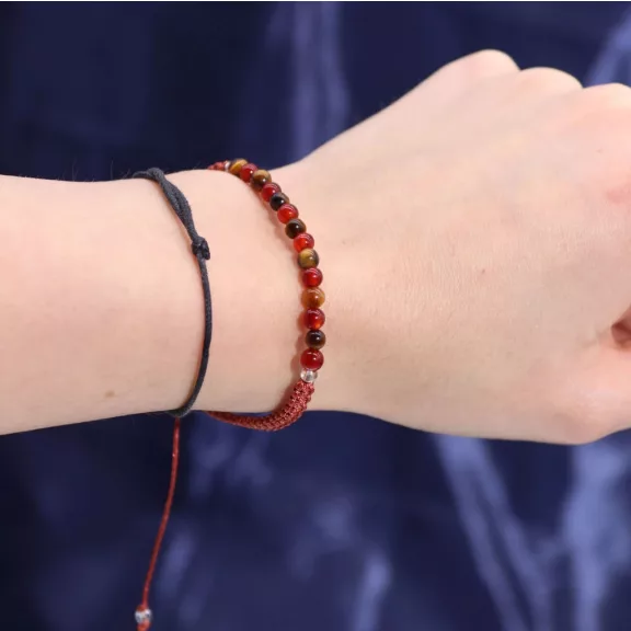 Löwe – Sternzeichen Kerze mit Kristallen und Armban