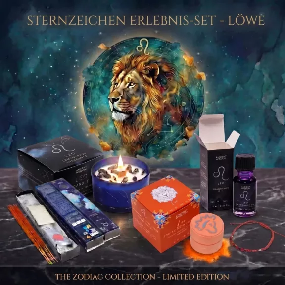 Löwe Sternzeichen Erlebnis-Set - Vollständiges spirituelles Ritual (23. Juli — 23. August) Löwe Sternzeichen Erlebnis-Set - Vollständiges spirituelles Ritual (23. Juli — 23. August)