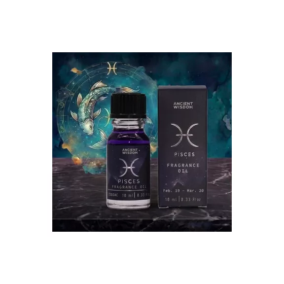 Fische Sternzeichen Duftöl - Der Zauber von Aquamarin und Rauch 10ml Fische Sternzeichen Duftöl - Der Zauber von Aquamarin und Rauch 10ml