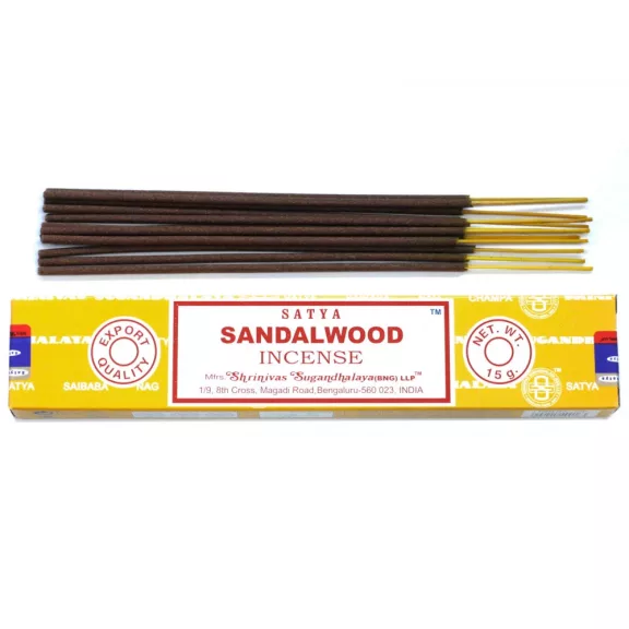 Satya Räucherstäbchen 15 g – Sandelholz Satya Räucherstäbchen 15 g – Sandelholz