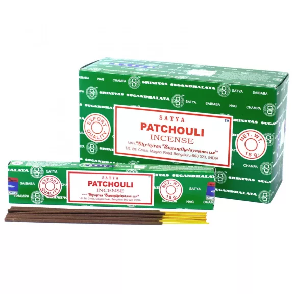 Satya Räucherstäbchen 15 g – Patchouli Satya Räucherstäbchen 15 g – Patchouli