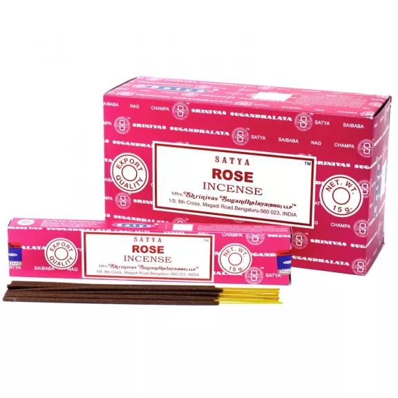 Satya Räucherstäbchen 15 g – Rose Satya Räucherstäbchen 15 g – Rose