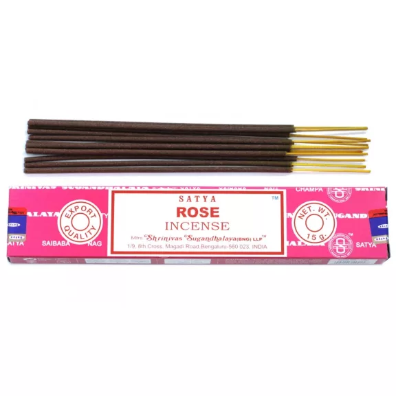Satya Räucherstäbchen 15 g – Rose Satya Räucherstäbchen 15 g – Rose