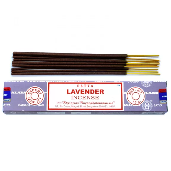 Satya Räucherstäbchen 15 g – Lavendel Satya Räucherstäbchen 15 g – Lavendel