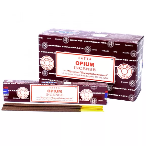 Satya Räucherstäbchen 15 g – Opium Satya Räucherstäbchen 15 g – Opium