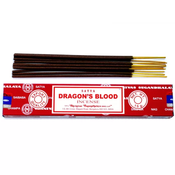 Satya Räucherstäbchen 15 g – Drachenblut Satya Räucherstäbchen 15 g – Drachenblut