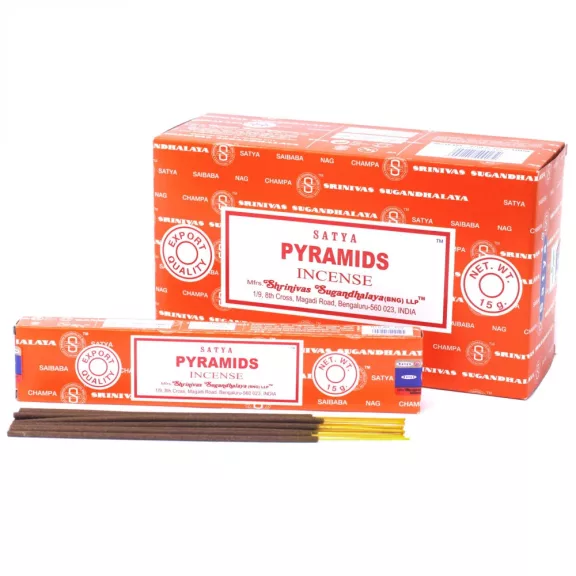 Satya Räucherstäbchen 15 g – Pyramide Satya Räucherstäbchen 15 g – Pyramide