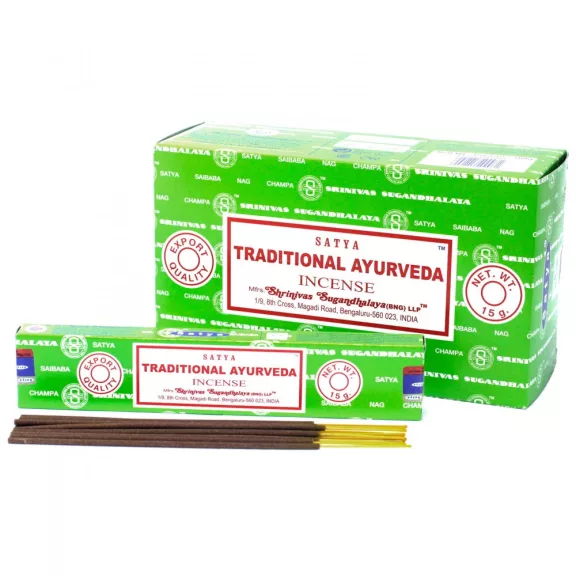 Satya Räucherstäbchen 15 g – Traditionelles Ayurveda Satya Räucherstäbchen 15 g – Traditionelles Ayurveda