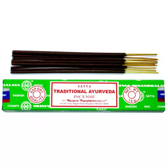 Satya Räucherstäbchen 15 g – Traditionelles Ayurveda Satya Räucherstäbchen 15 g – Traditionelles Ayurveda
