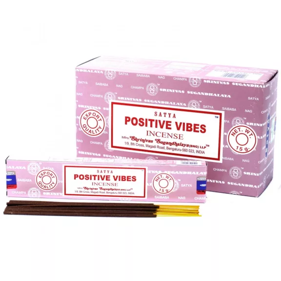 Satya Räucherstäbchen 15 g – Positive Schwingungen Satya Räucherstäbchen 15 g – Positive Schwingungen