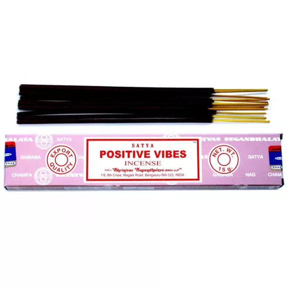 Satya Räucherstäbchen 15 g – Positive Schwingungen Satya Räucherstäbchen 15 g – Positive Schwingungen