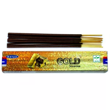 Satya Räucherstäbchen 15 g – Gold