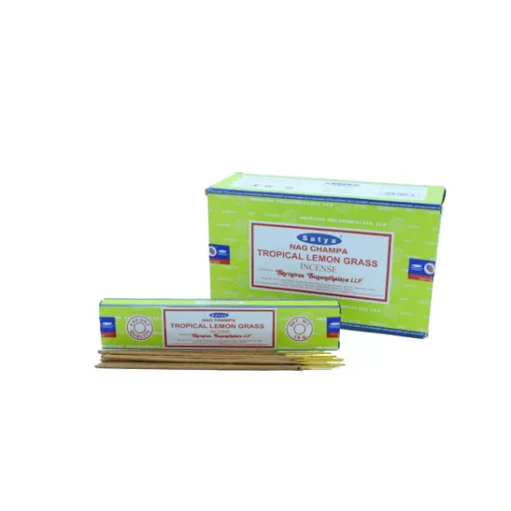 Satya Räucherstäbchen 15 g – Tropische Zitronengras Satya Räucherstäbchen 15 g – Tropische Zitronengras