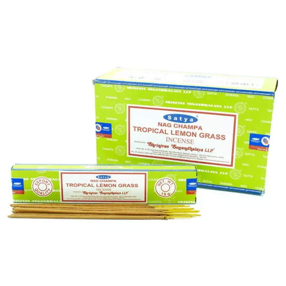 Satya Räucherstäbchen 15 g – Tropische Zitronengras Satya Räucherstäbchen 15 g – Tropische Zitronengras
