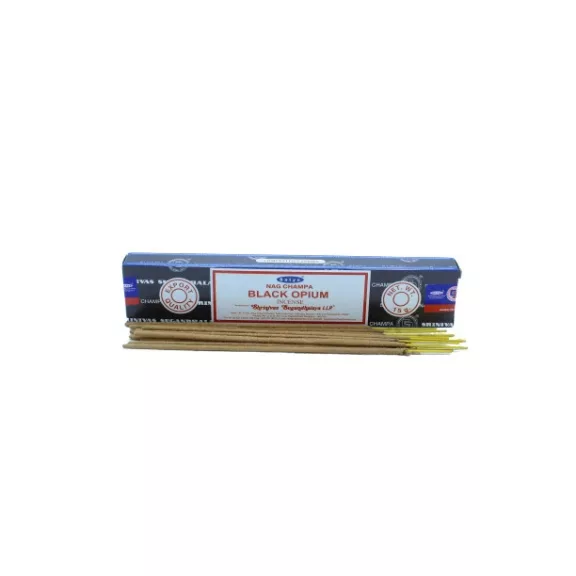 Satya Räucherstäbchen 15 g – Schwarzes Opium Satya Räucherstäbchen 15 g – Schwarzes Opium