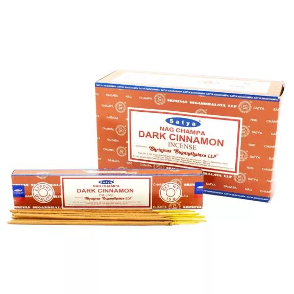 Satya Räucherstäbchen 15 g – Dunkle Zimt Satya Räucherstäbchen 15 g – Dunkle Zimt