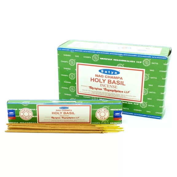 Satya Räucherstäbchen 15 g – Basilikum Satya Räucherstäbchen 15 g – Basilikum