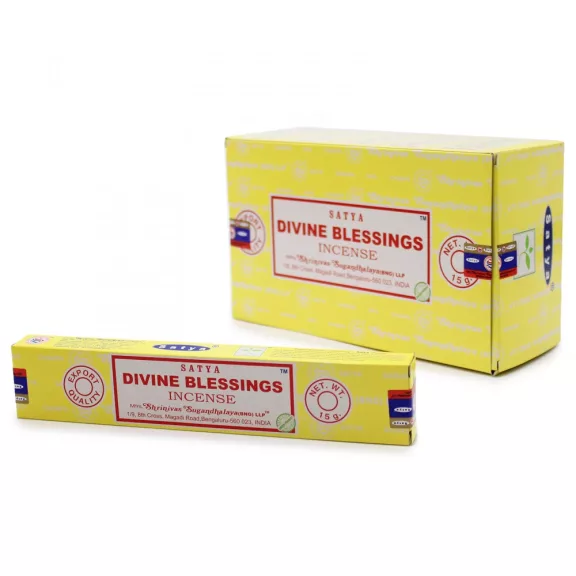 Satya Räucherstäbchen 15 g – Göttlicher Segen Satya Räucherstäbchen 15 g – Göttlicher Segen