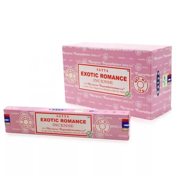 Satya Räucherstäbchen 15 g – Exotische Romanze Satya Räucherstäbchen 15 g – Exotische Romanze