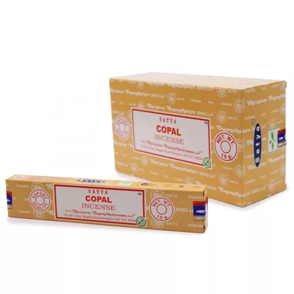 Satya Räucherstäbchen 15 g – Kopal Satya Räucherstäbchen 15 g – Kopal