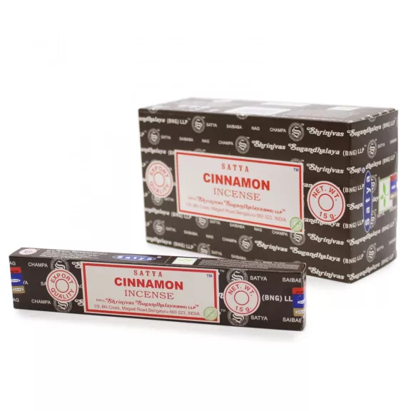 Satya Räucherstäbchen 15 g – Zimt Satya Räucherstäbchen 15 g – Zimt