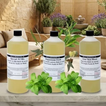 100% reine Massageölmischungen 1 Liter