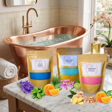 Aromatherapeutische Badesalze